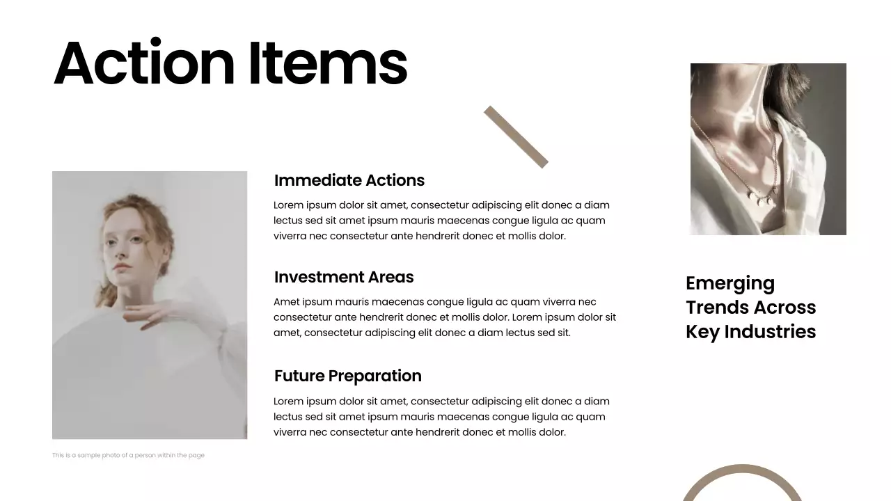 White Minimalist Market Trends Presentation