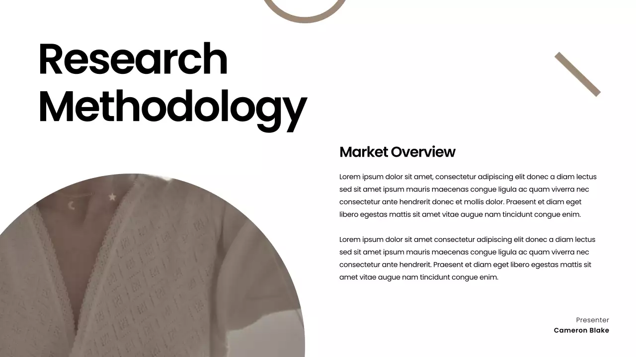 White Minimalist Market Trends Presentation