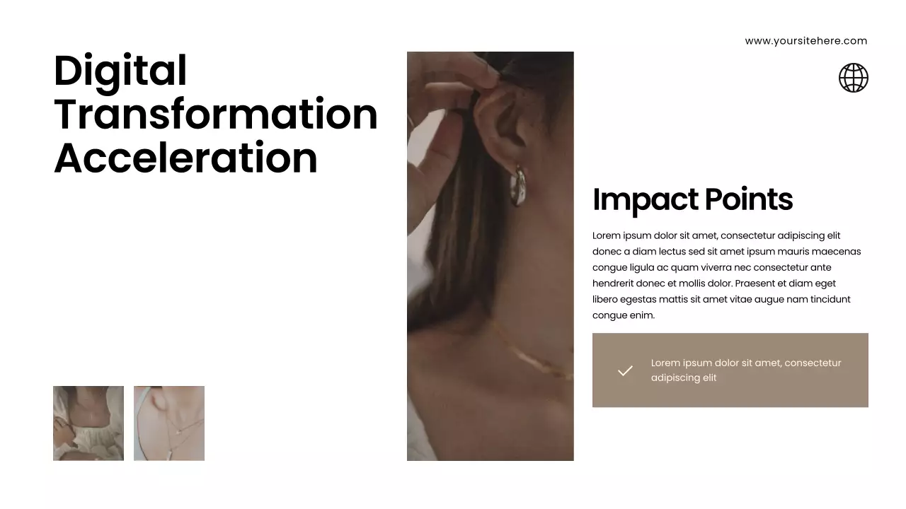 White Minimalist Market Trends Presentation