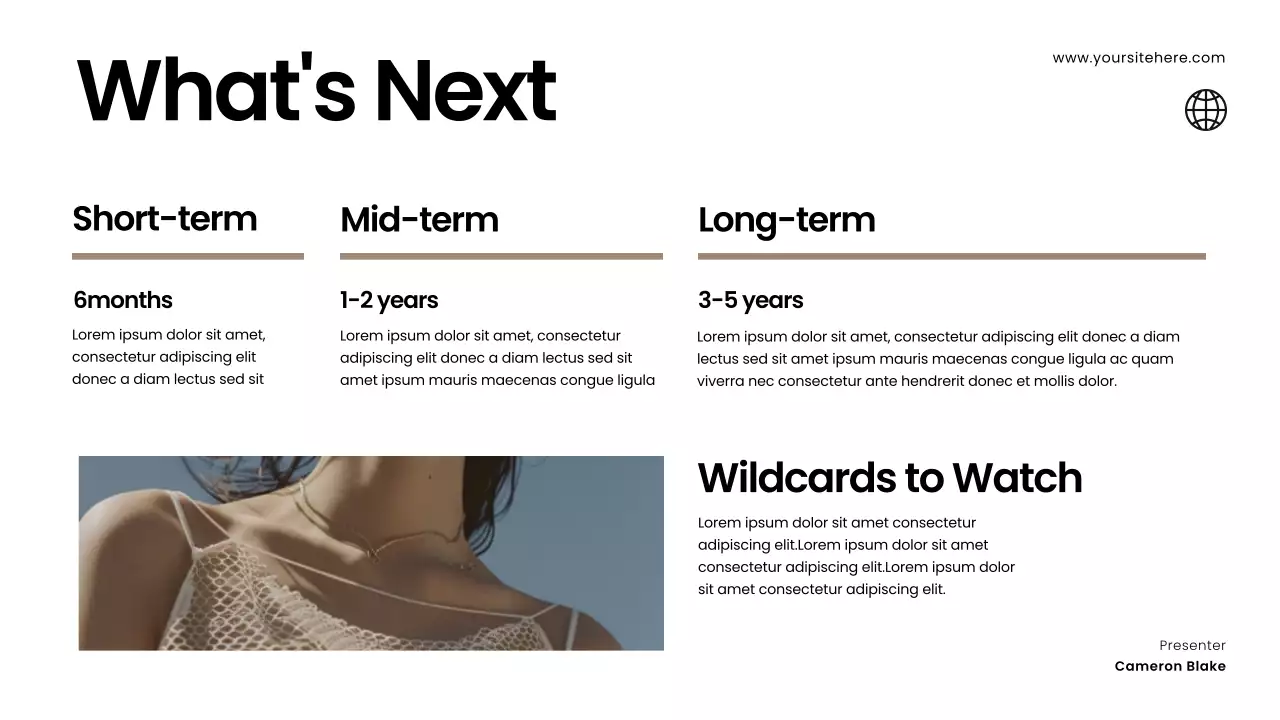 White Minimalist Market Trends Presentation