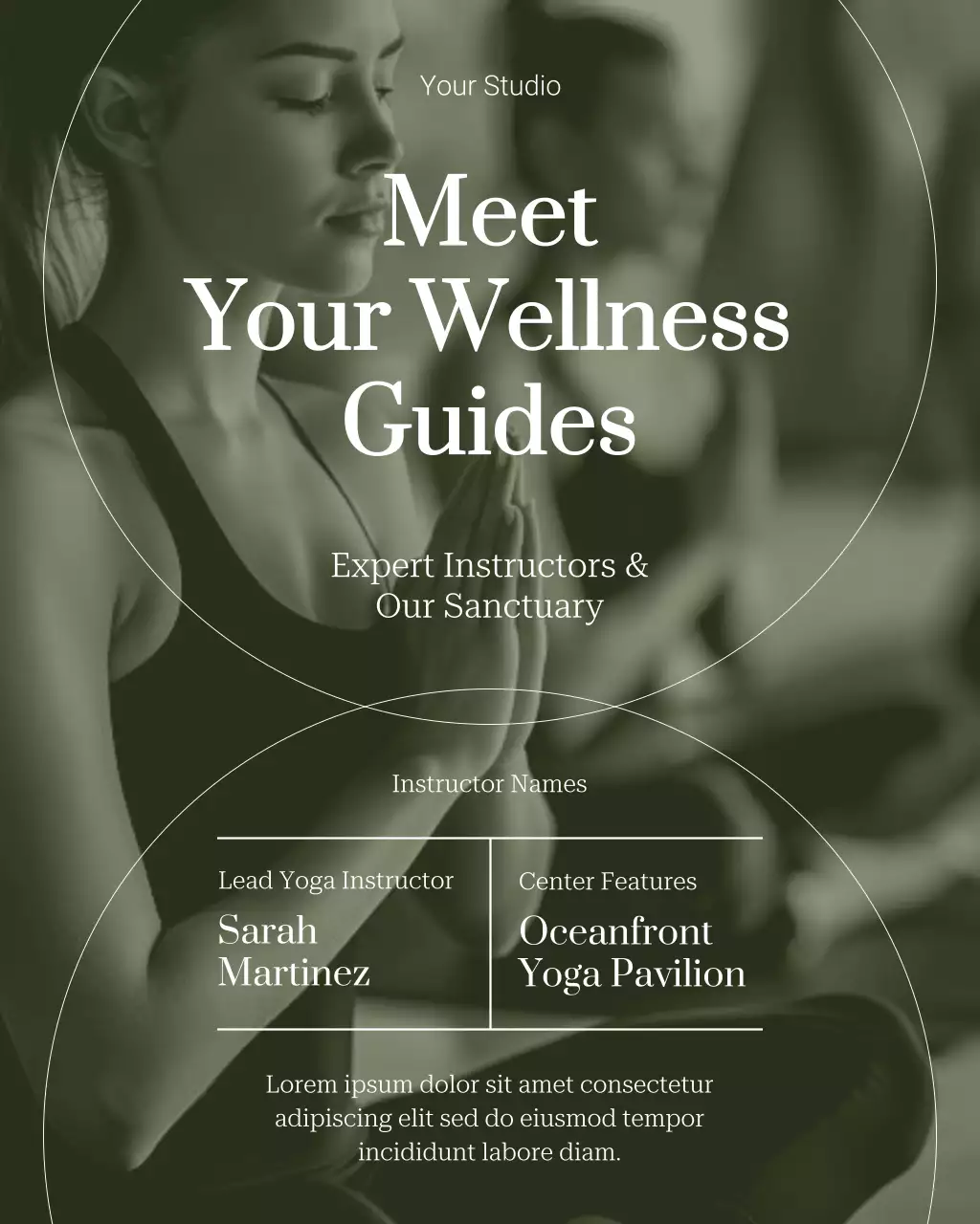 Green Modern Wellness Promotion Instagram Post