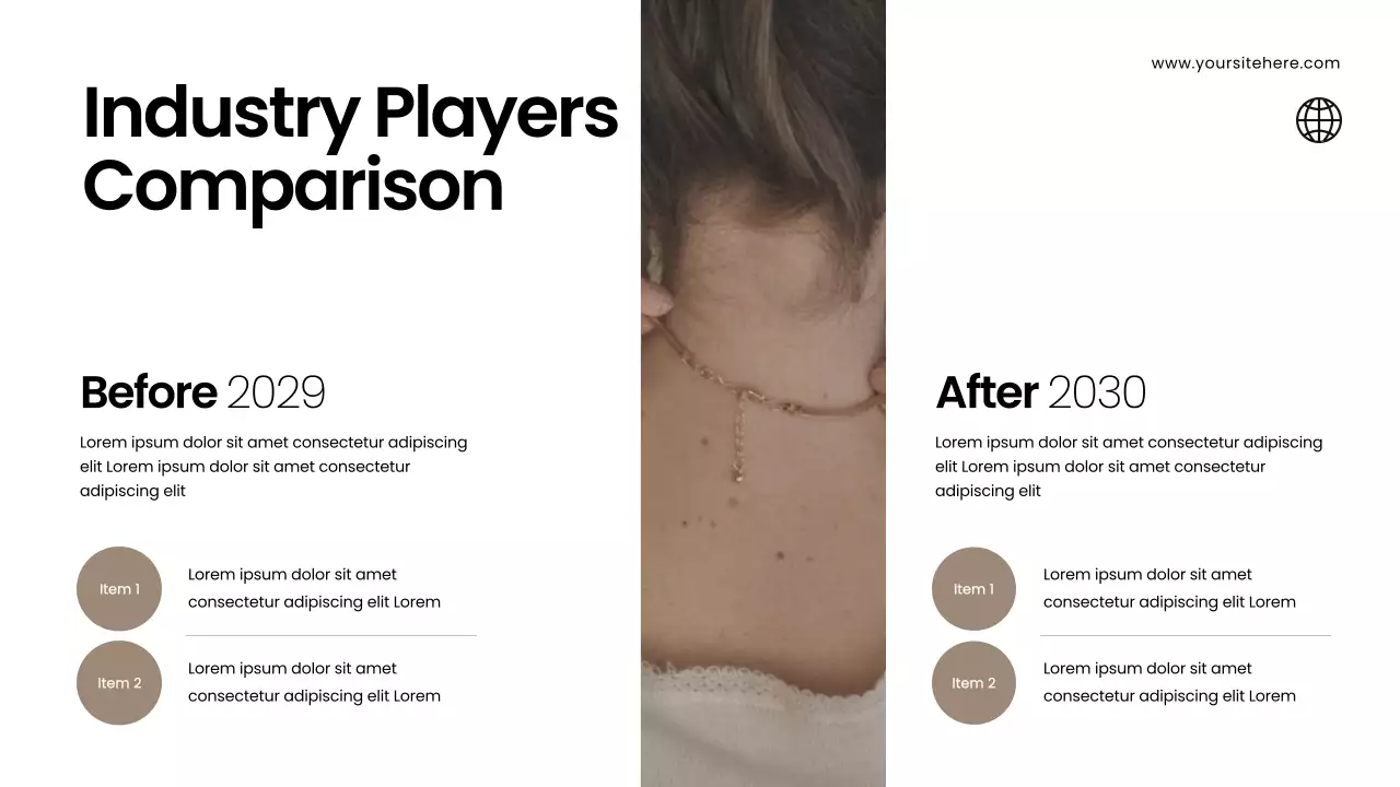 White Minimalist Market Trends Presentation