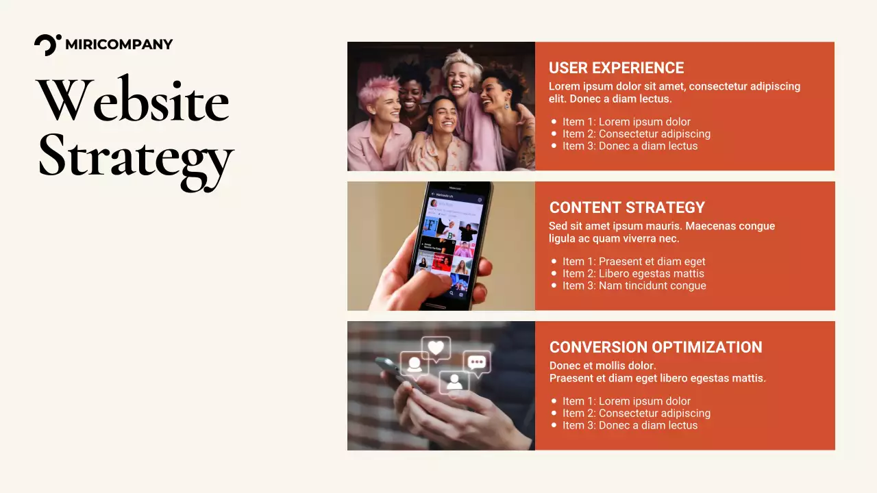 Orange Modern Marketing Promotion Presentation