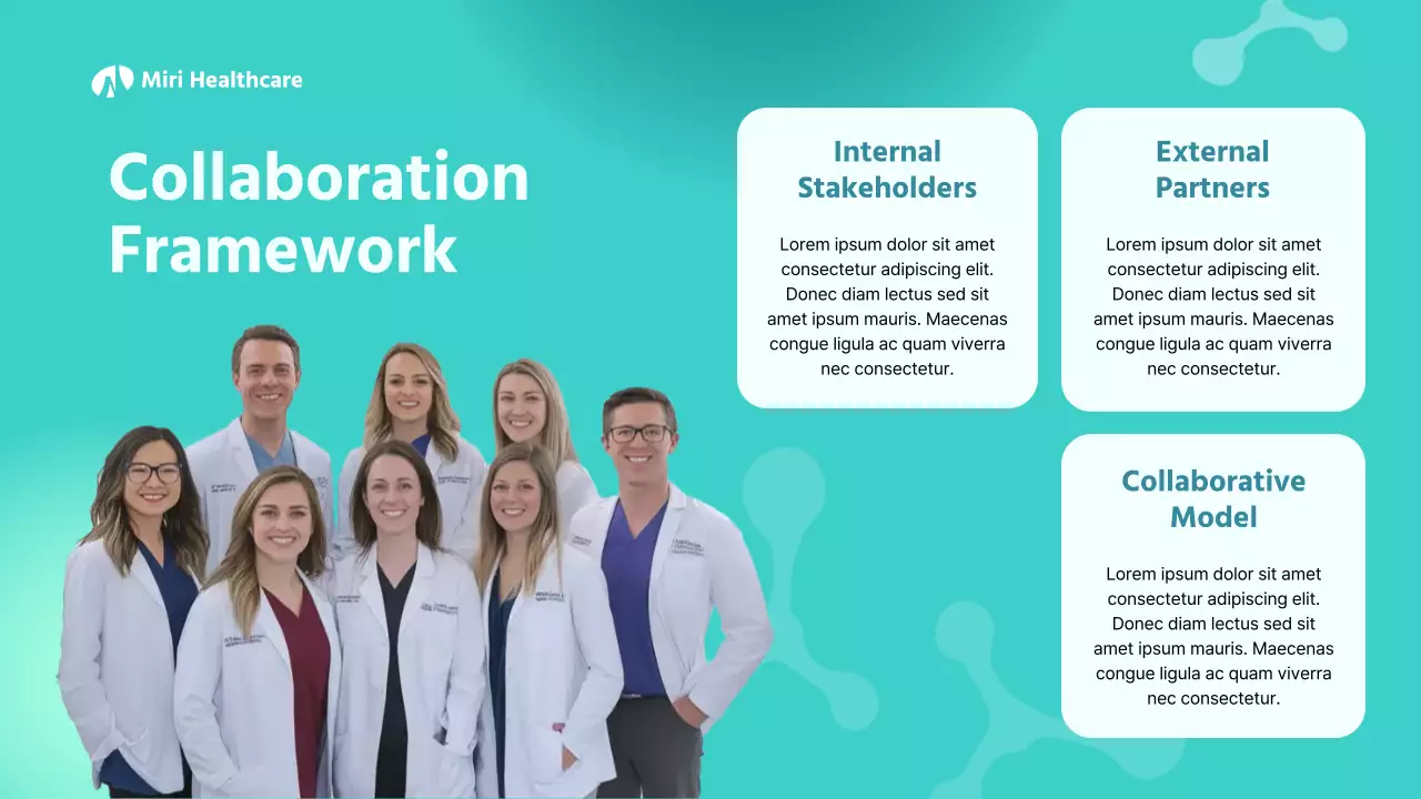 Teal Modern Healthcare Presentation