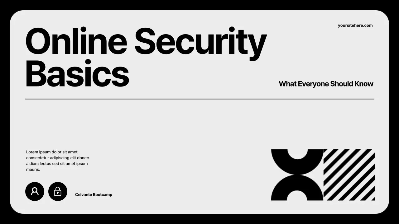 Grey Modern Security Guide Presentation