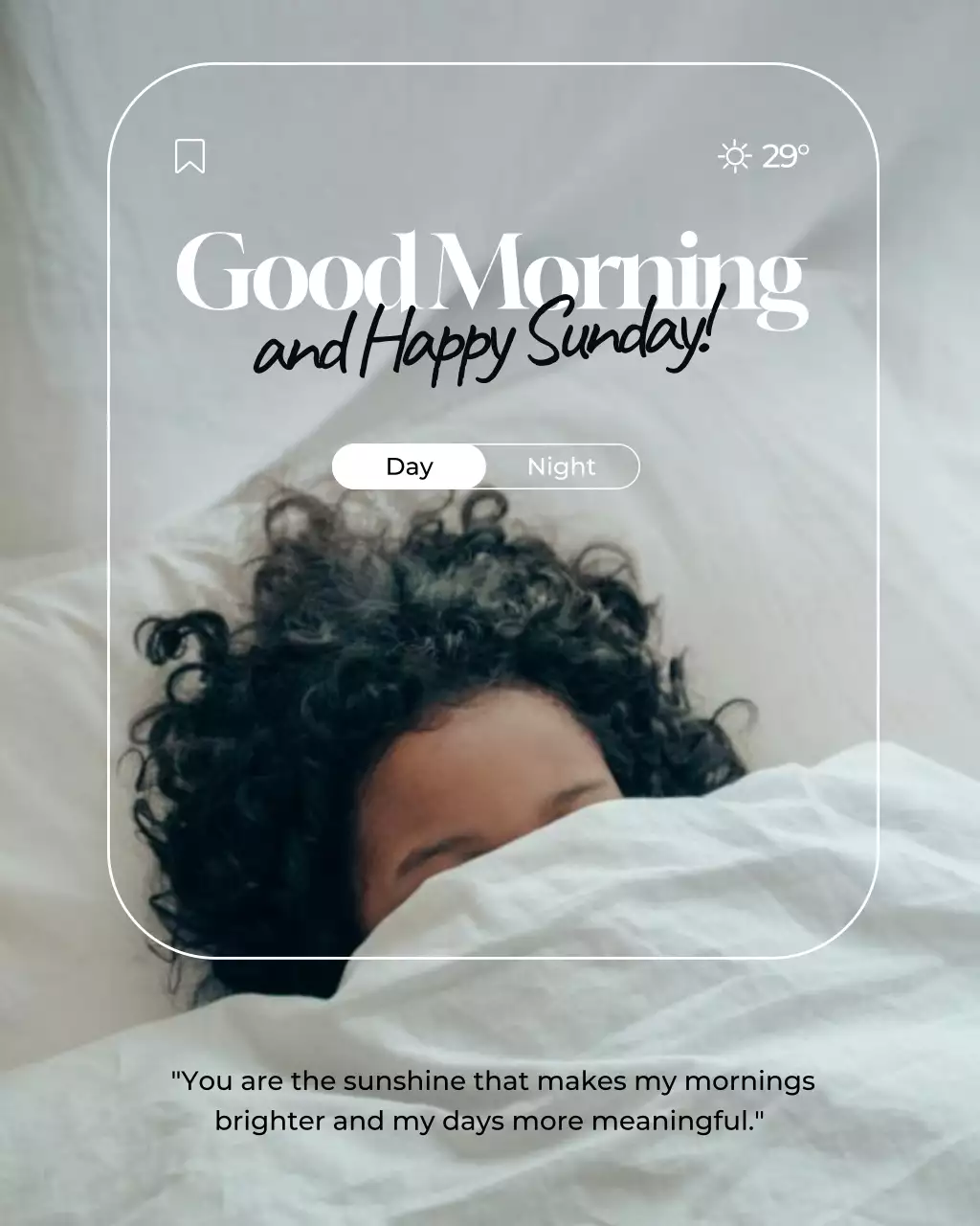 White and Pastel Minimal UI UX Good Morning Greeting Instagram Post