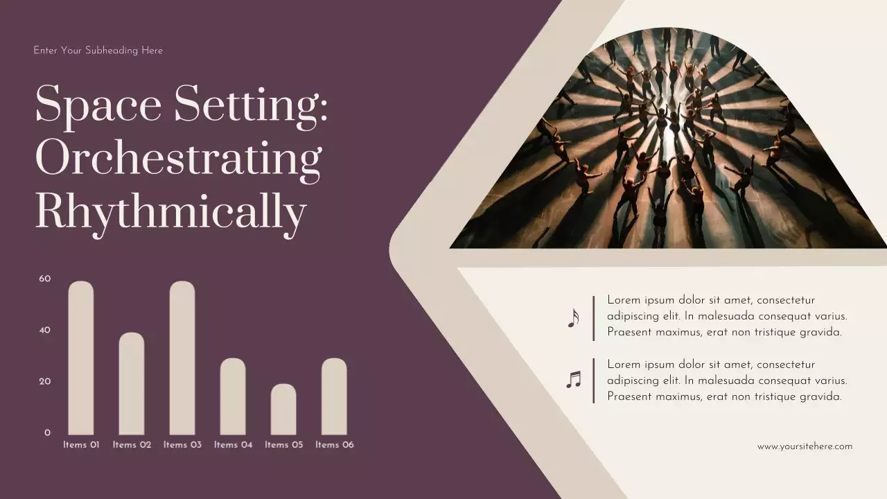 Blue Elegant Dance Narrative Lecture Presentation