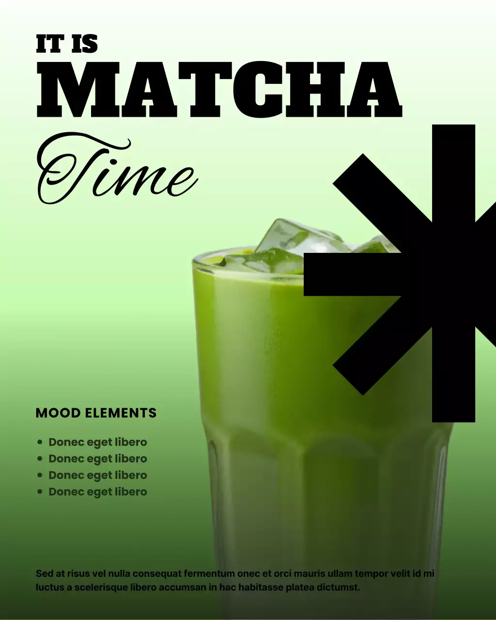 Green Modern Beverage Promotion Instagram Post