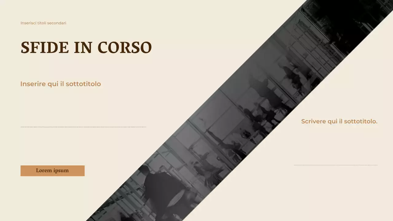 Presentazione dell'annuncio di uguaglianza Beige Vintage