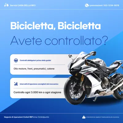 Guida all'ispezione dei veicoli moderni blu