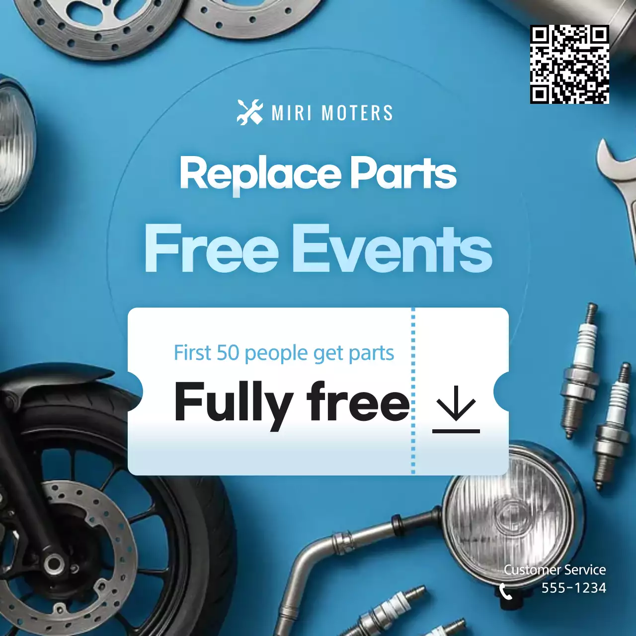 Sky Blue Modern Event Promotion