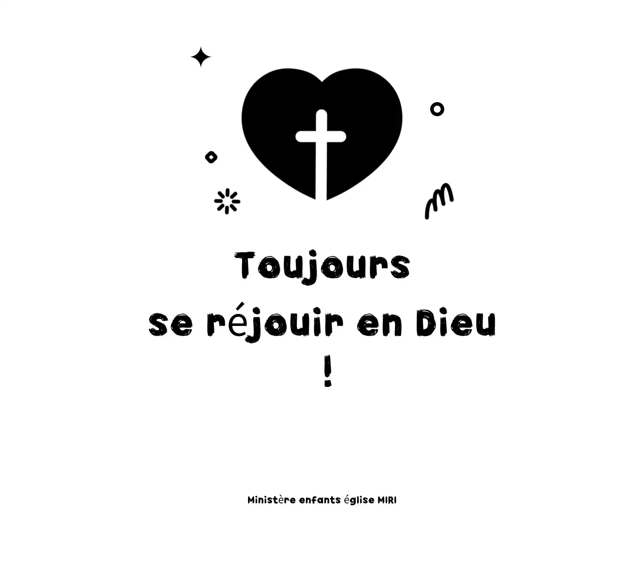 Église noire simple