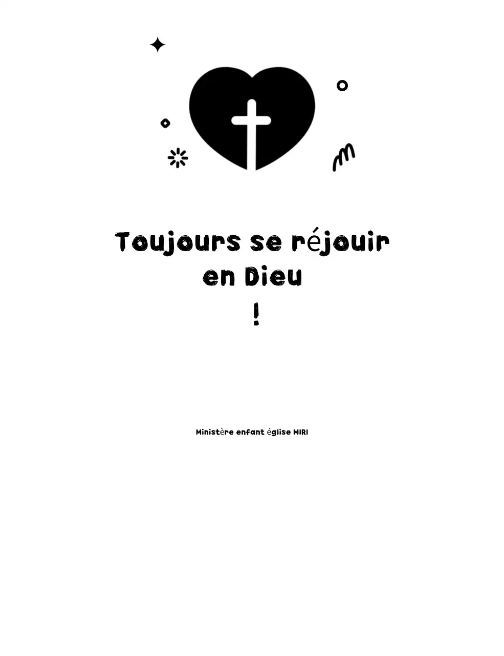 Campagne de l'Église noire simple