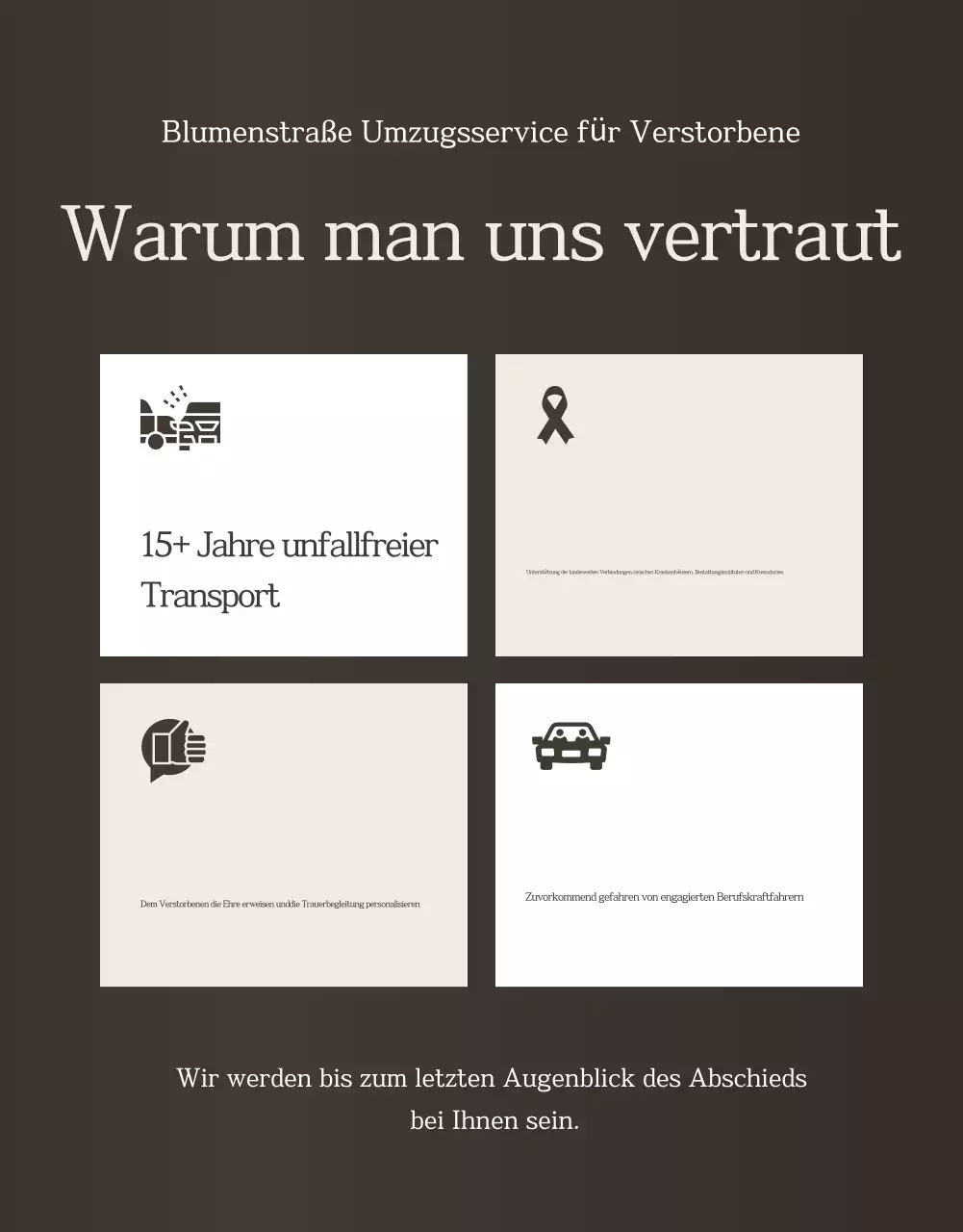 Beige Luxury Bestattungsführer