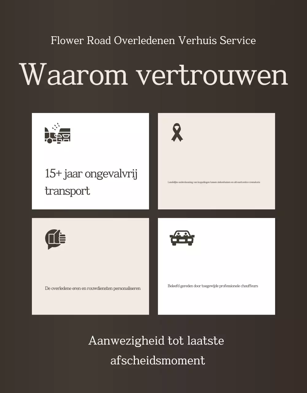 Beige Luxe Uitvaartgids