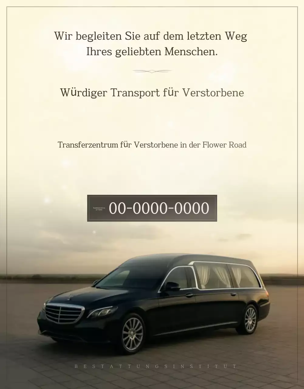 Beige Luxury Bestattungsführer