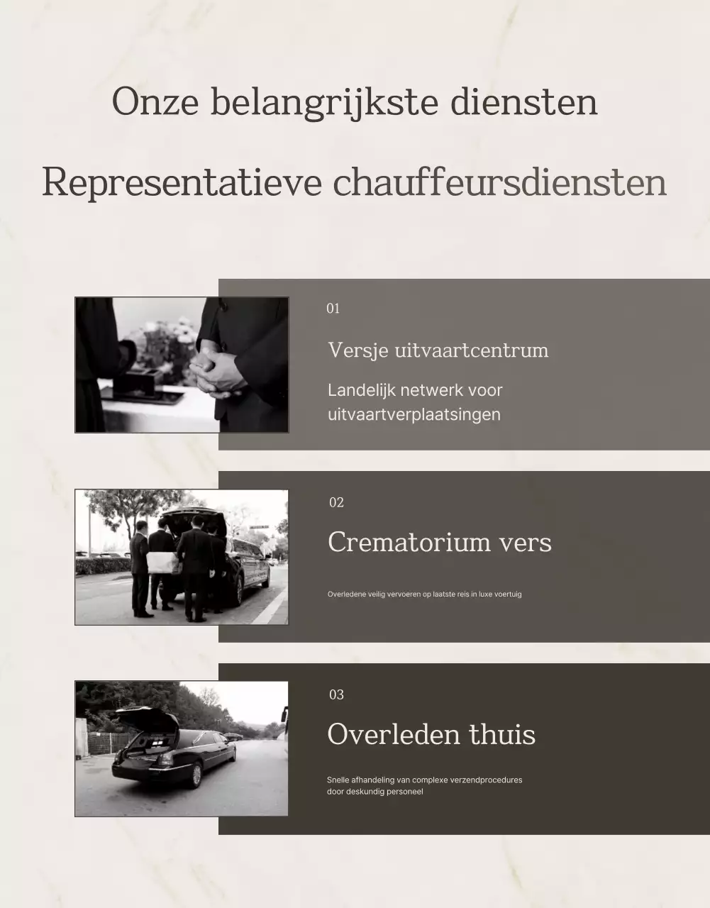 Beige Luxe Uitvaartgids