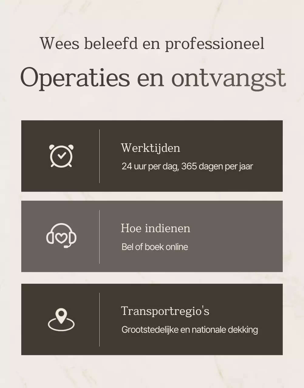 Beige Luxe Uitvaartgids