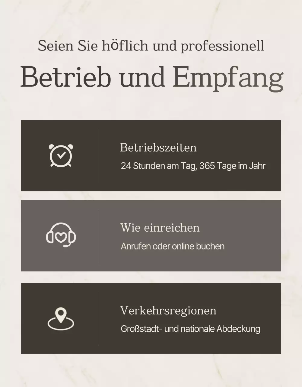 Beige Luxury Bestattungsführer