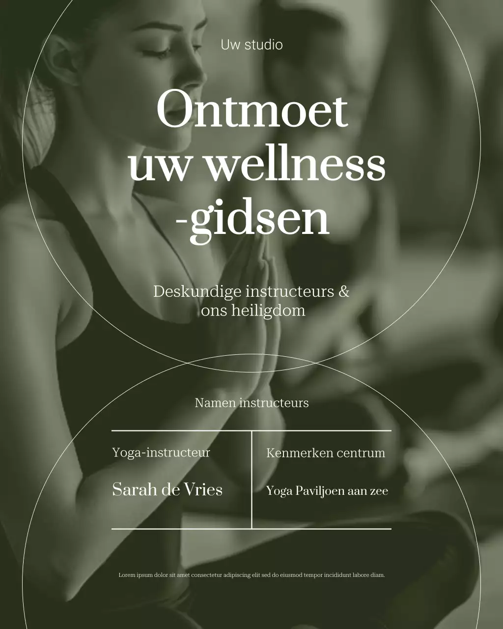 Groene Moderne Wellness Promotie