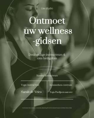 Groene Moderne Wellness Promotie
