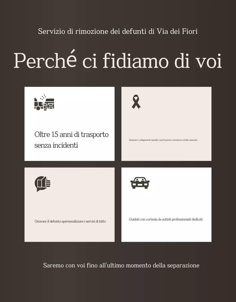 Guida funeraria di lusso Beige