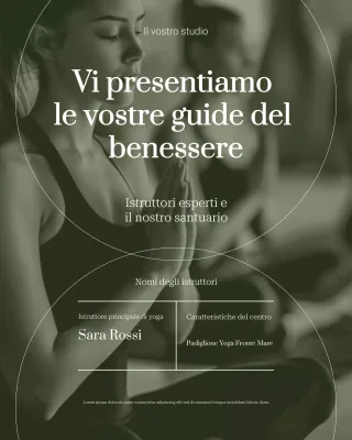 Promozione del benessere moderno e verde