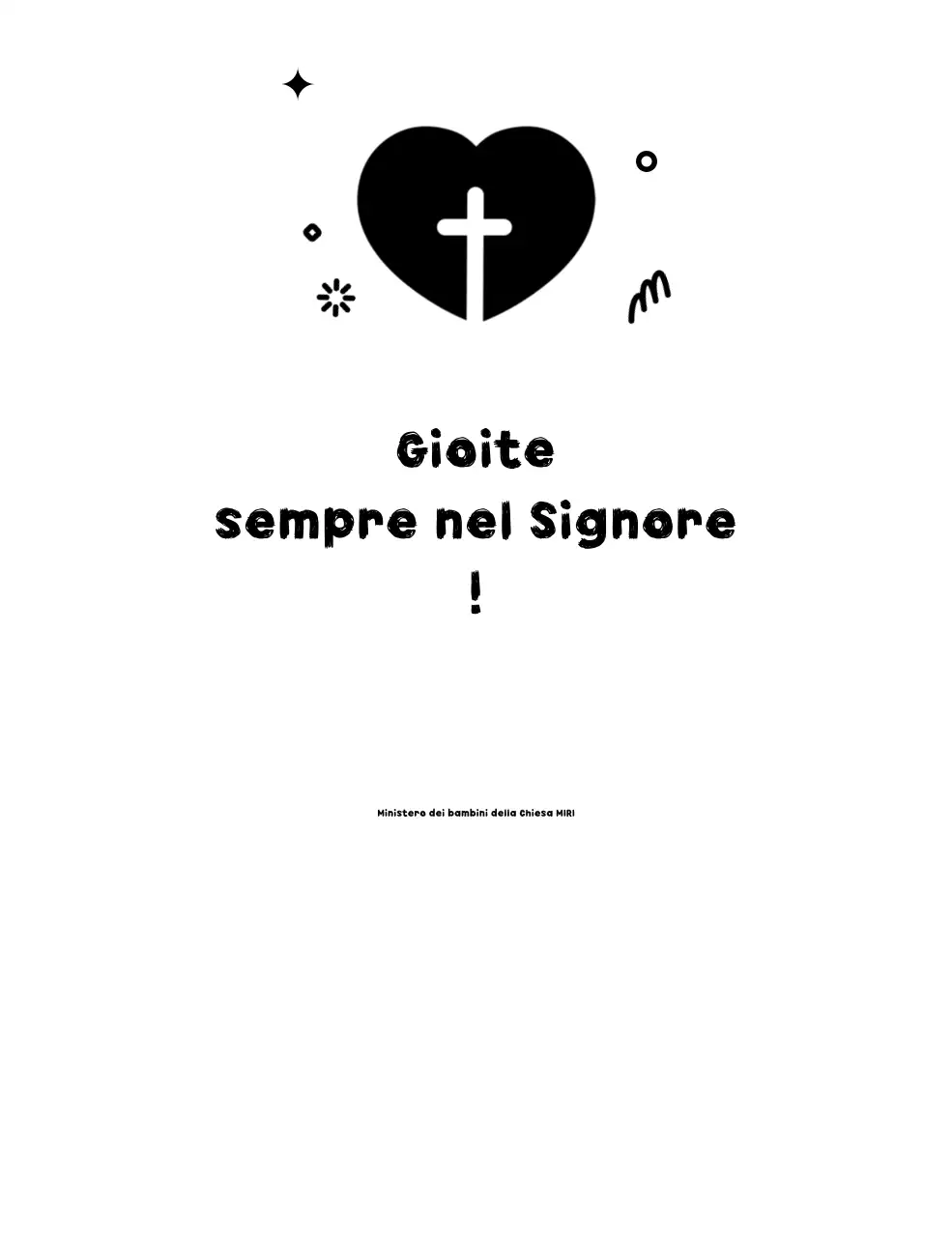 Campagna della Chiesa Semplice Nera