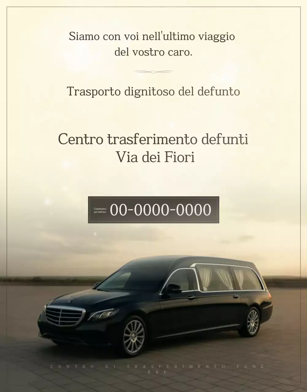 Guida funeraria di lusso Beige