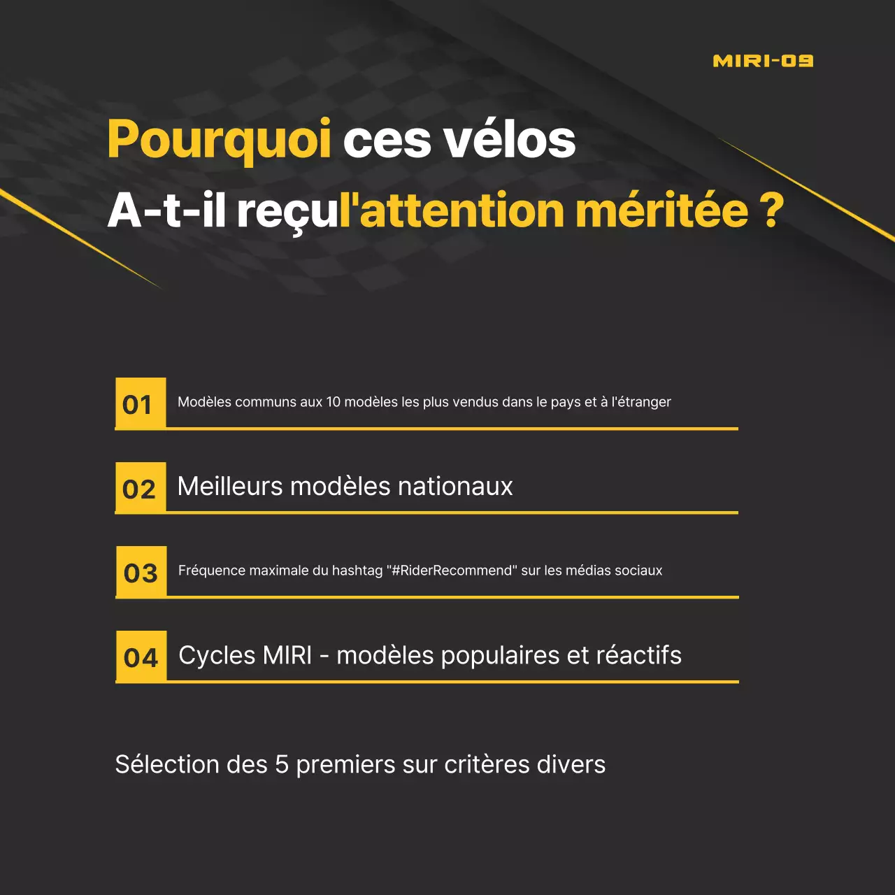 Publicité pour une moto moderne noire