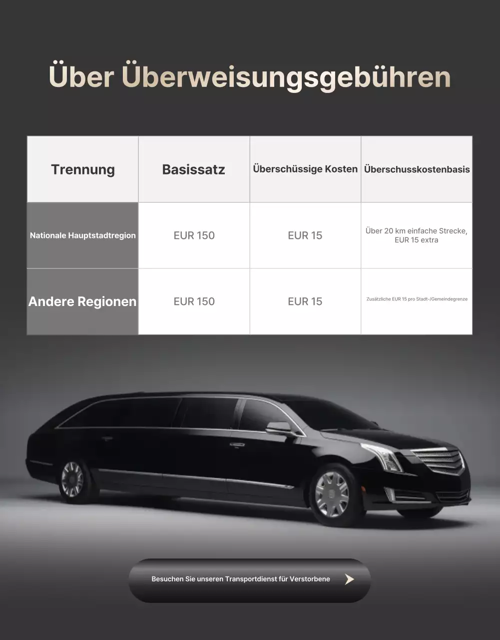 Schwarze einfache Autotransporter-Werbung