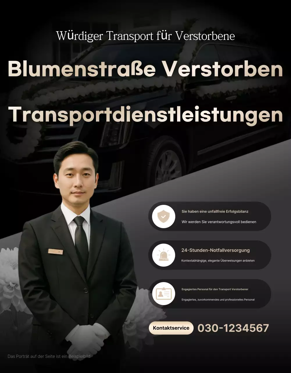 Schwarze einfache Autotransporter-Werbung