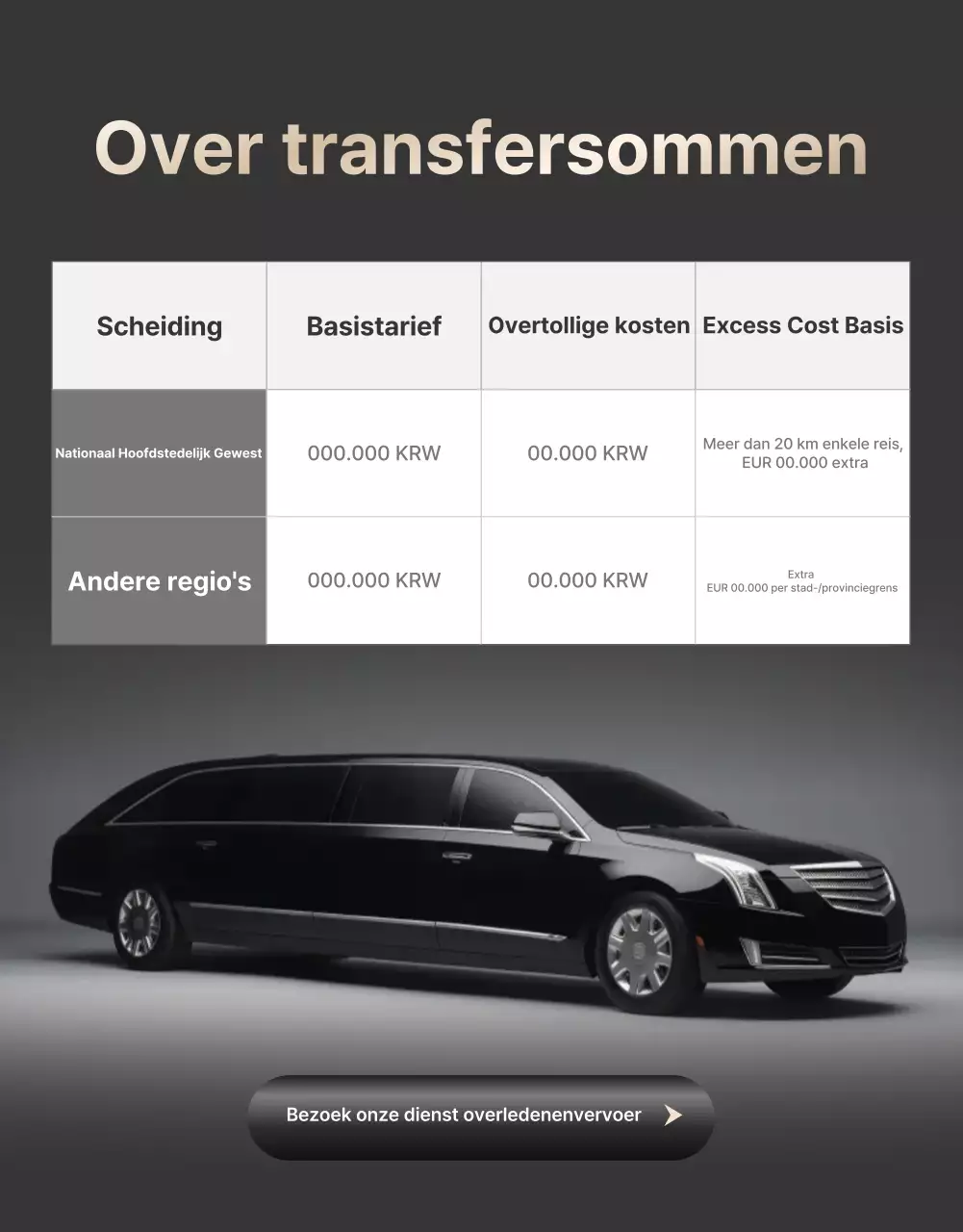 Zwarte eenvoudige autotransporter advertentie