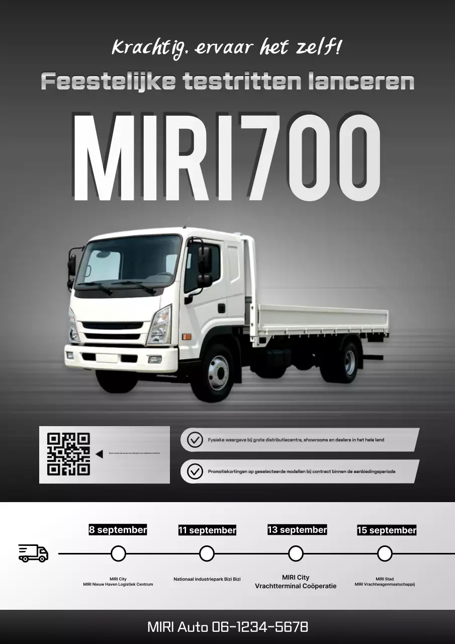 Grijs Modern Auto-evenement