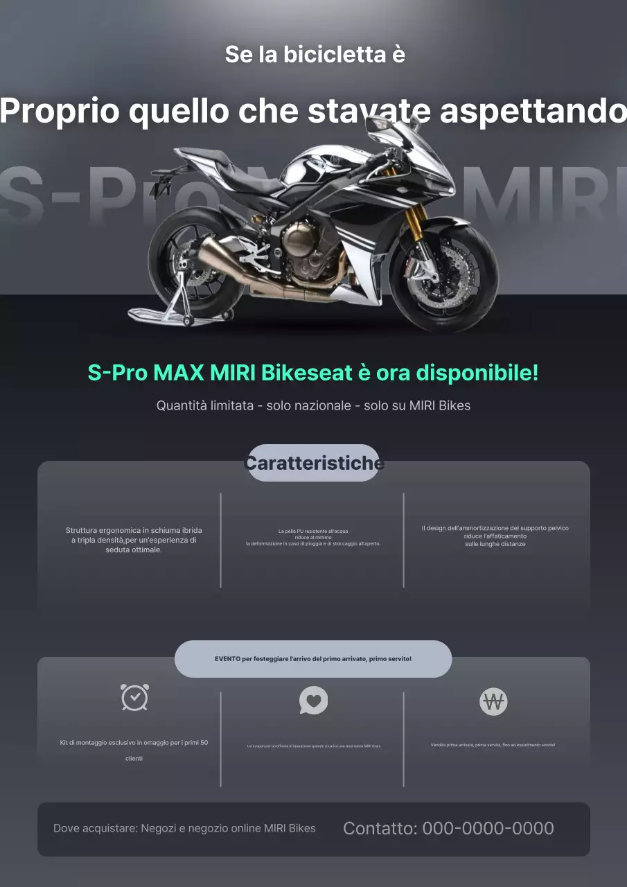 Evento di lancio della Gray Modern Bike