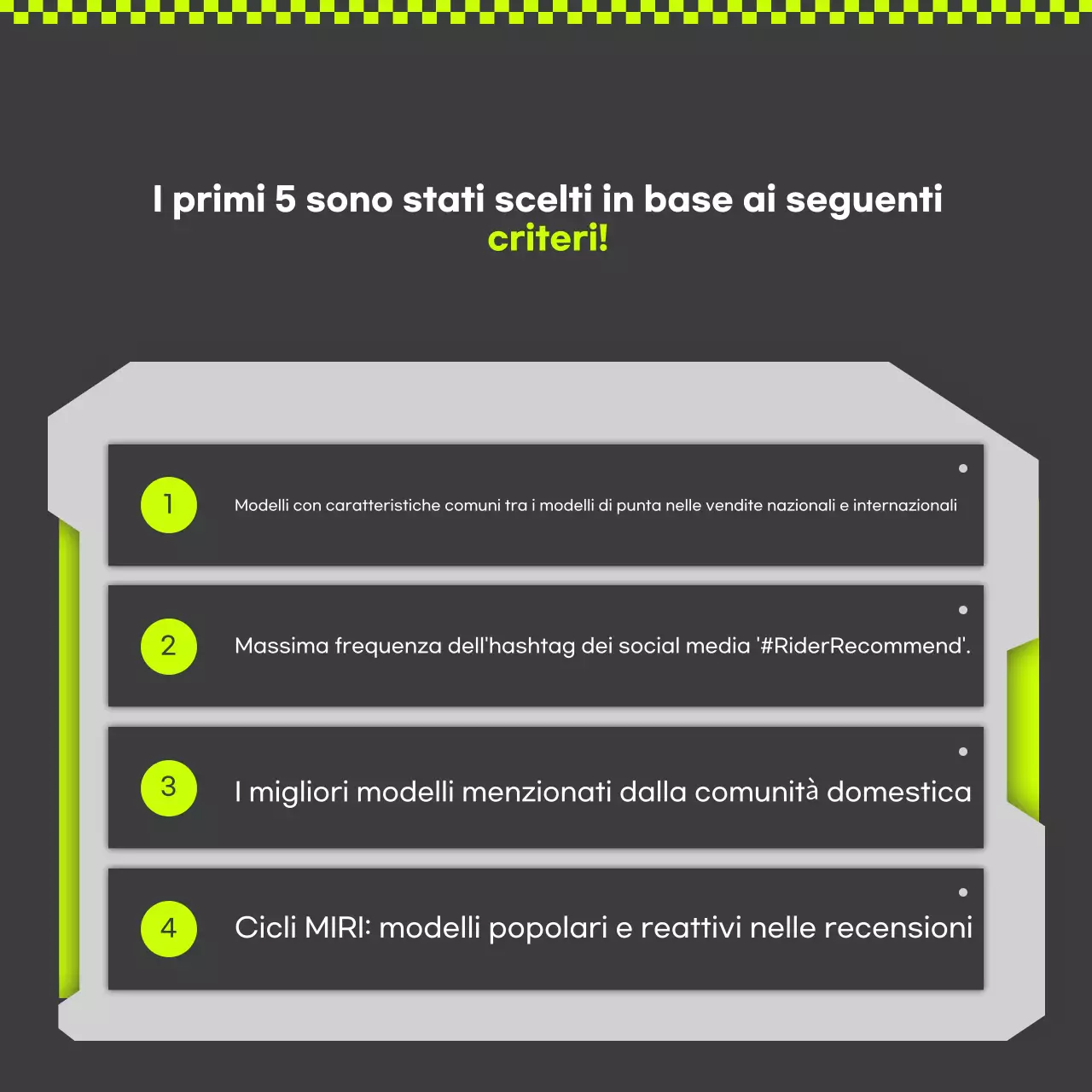 Pubblicità di motocicletta moderna verde