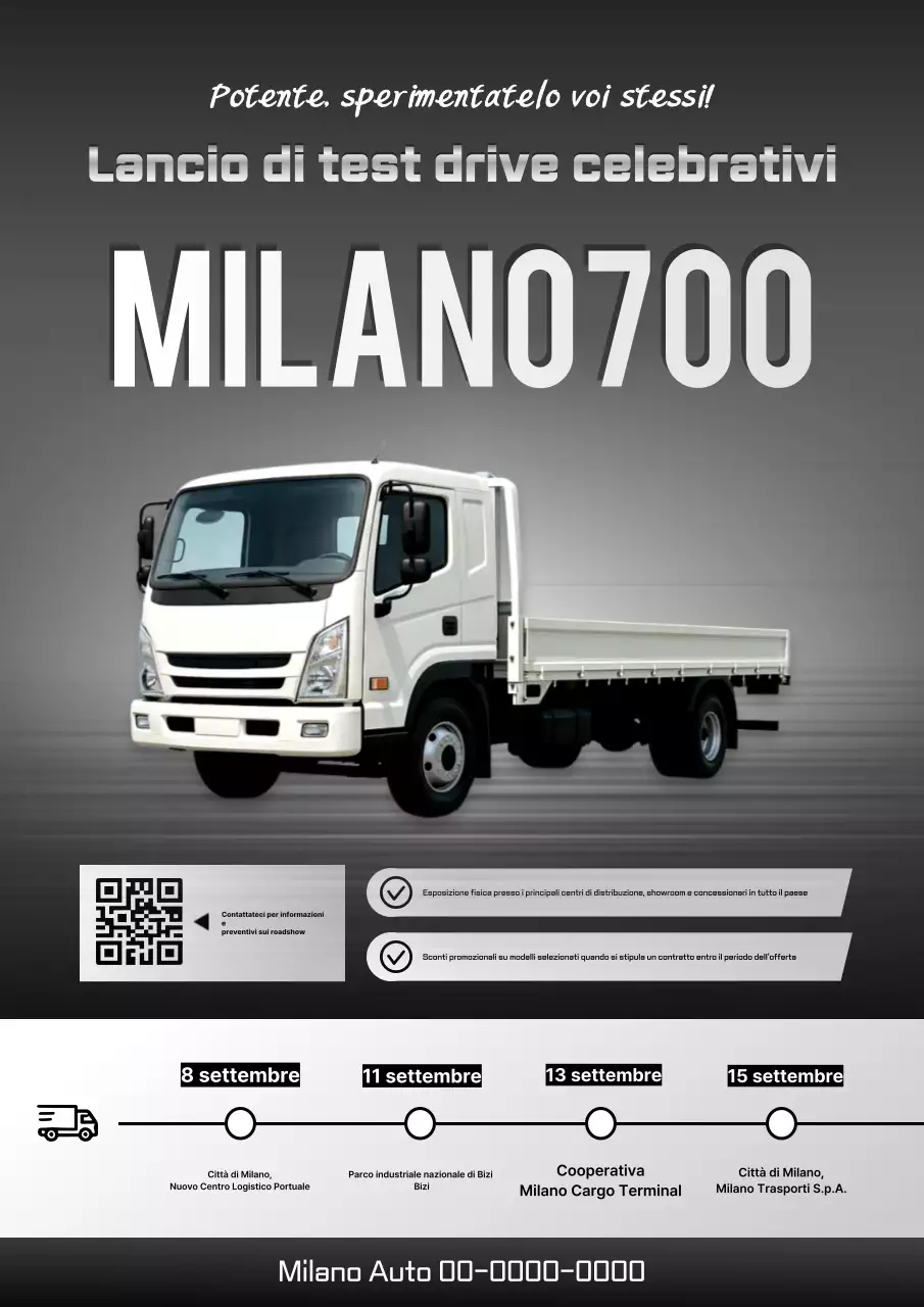 Evento auto moderna grigia