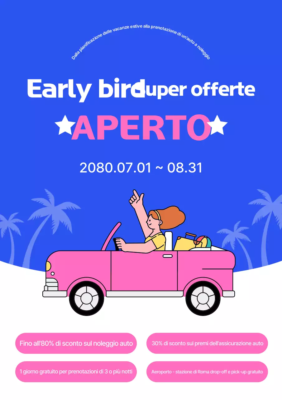 Promozione noleggio auto Blue Simple