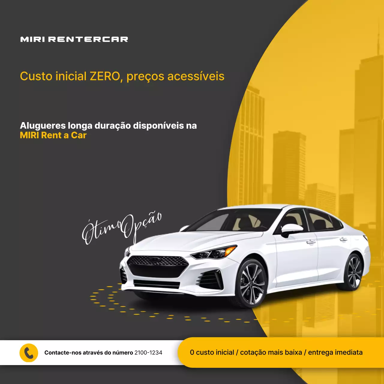 Promoção de publicidade de carro moderno preto
