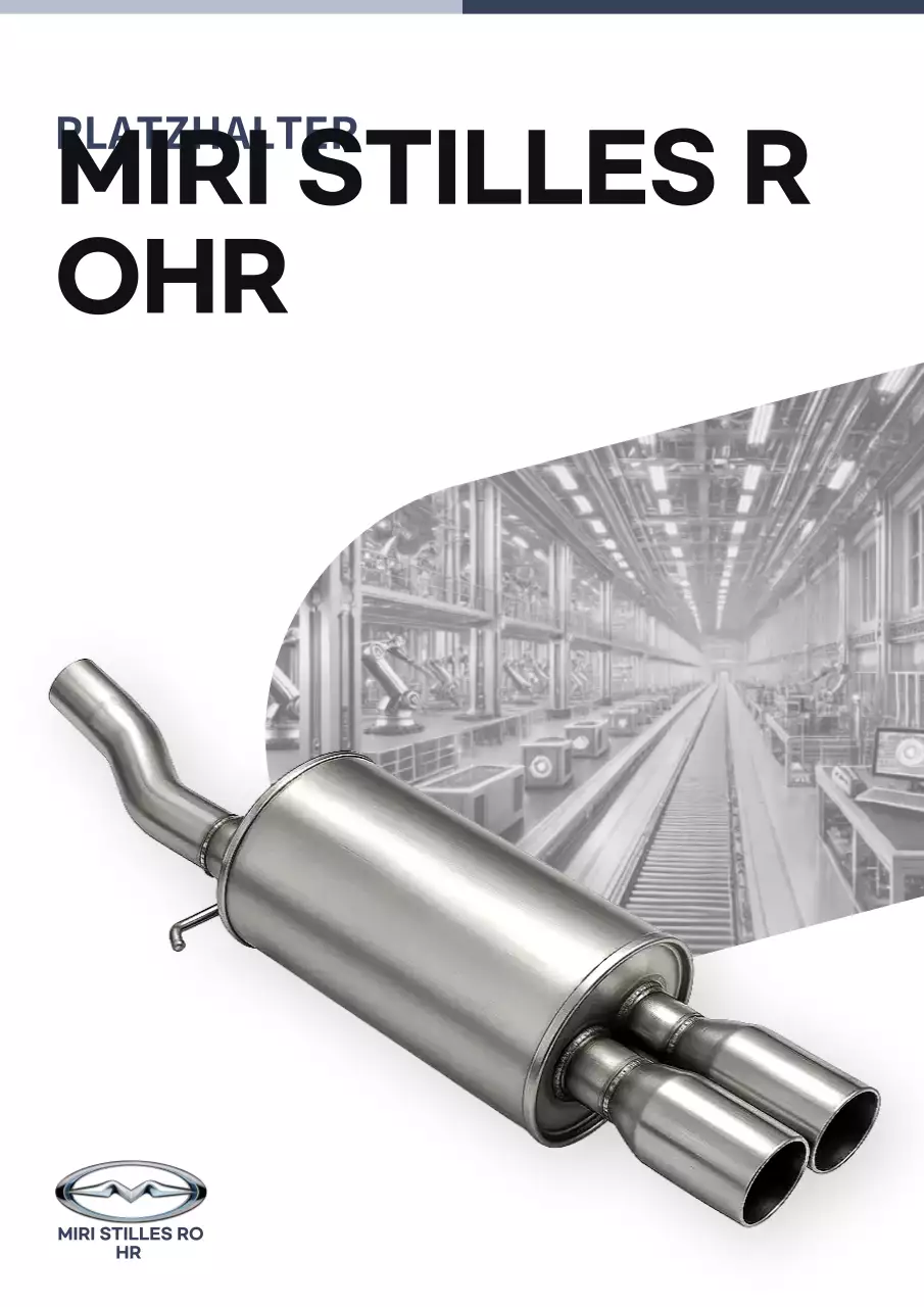 Graue moderne Autoteile-Werbung