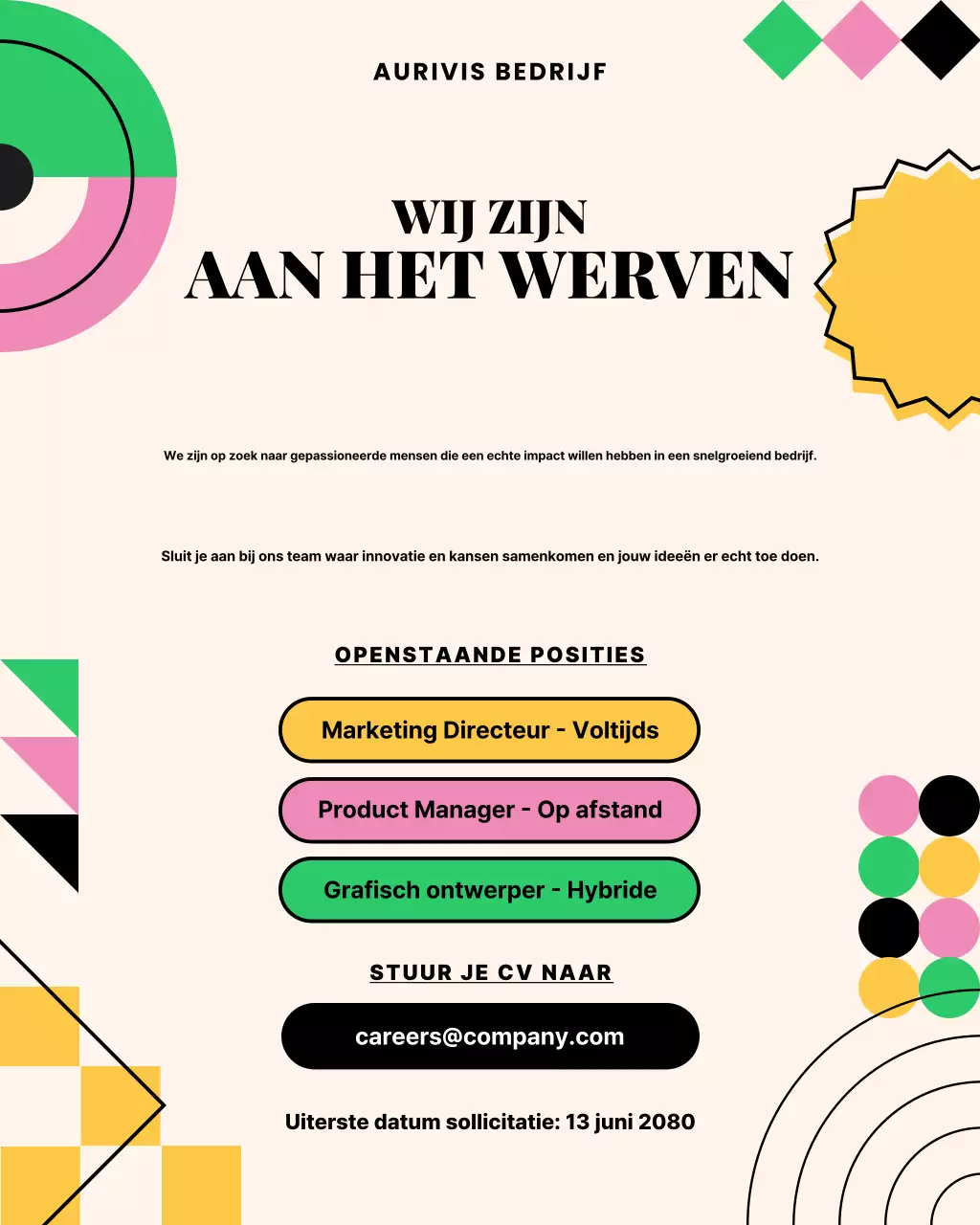 Poster inhuren voor sociale media