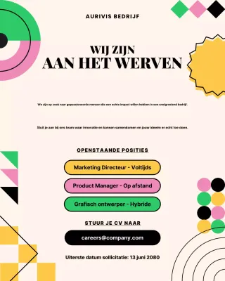 Poster inhuren voor sociale media