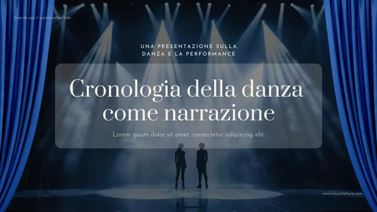 Presentazione di Blue Elegant Dance