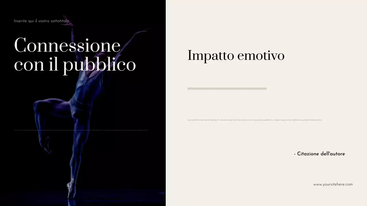 Presentazione di Blue Elegant Dance