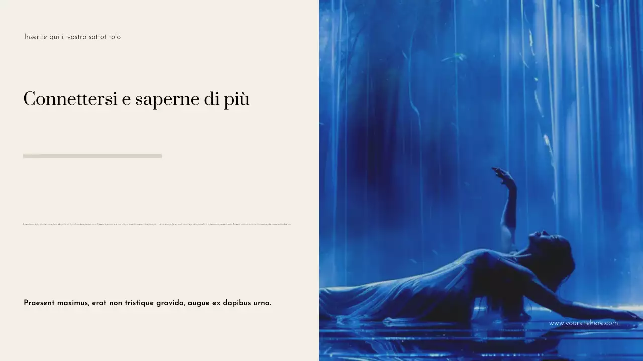 Presentazione di Blue Elegant Dance