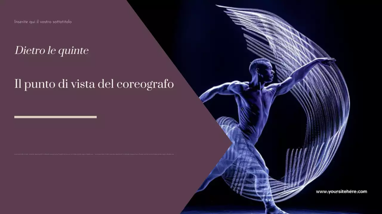Presentazione di Blue Elegant Dance