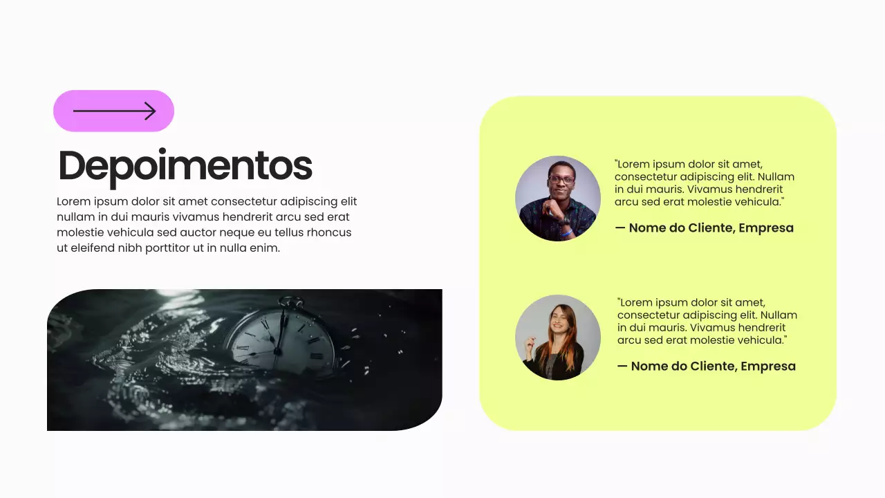 Apresentação de Portfólio de Design Geométrico Moderno