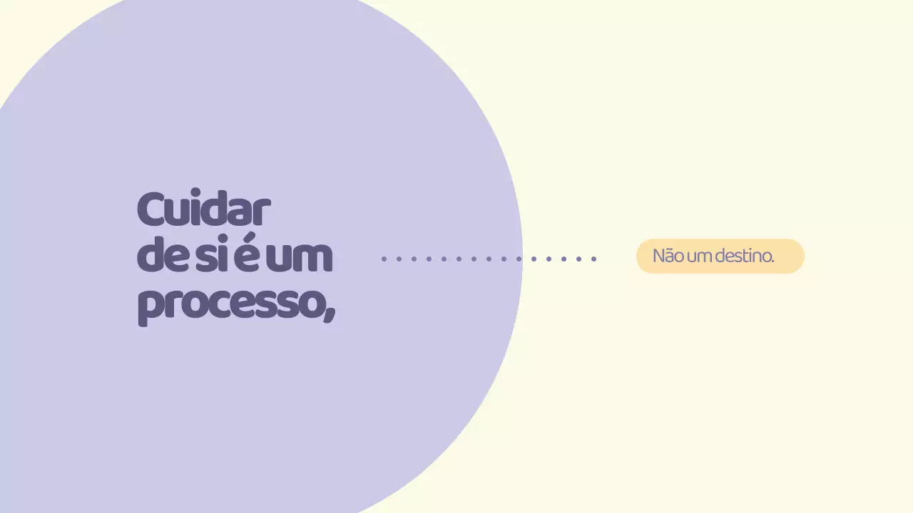 Psicologia Bem-estar Lilás Amarelo Branco Moderno Fofo Apresentação