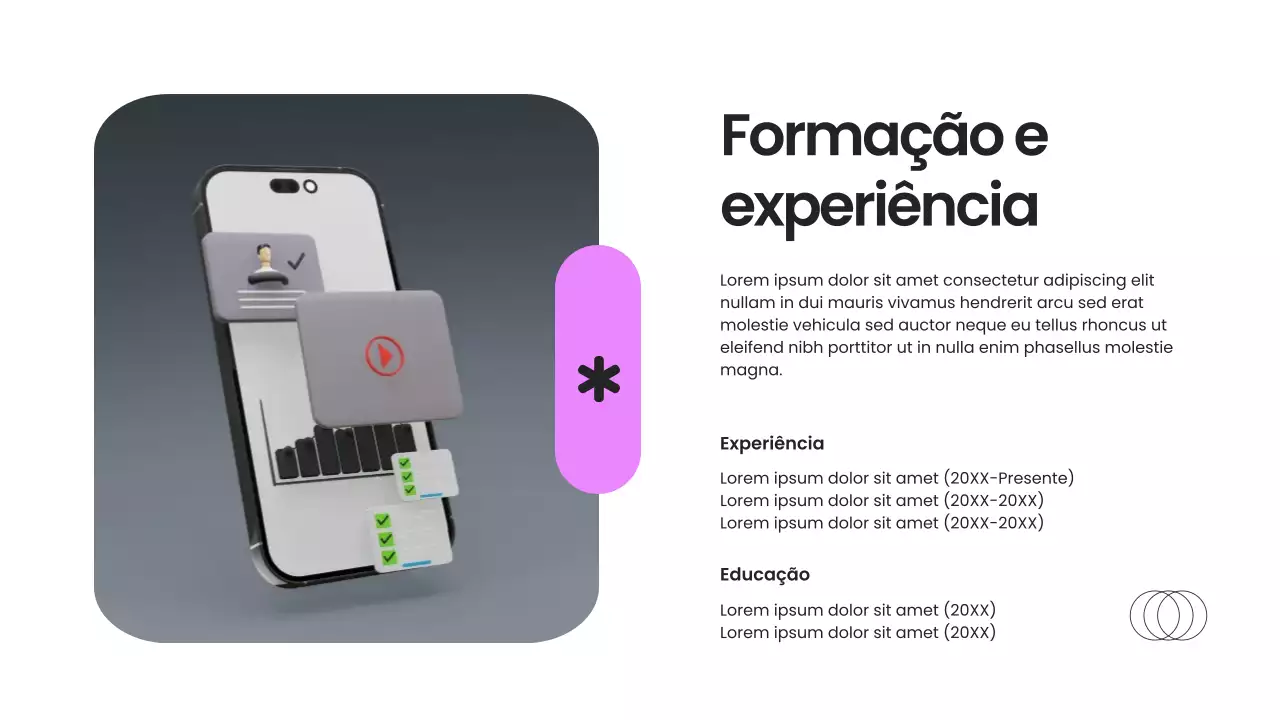 Apresentação de Portfólio de Design Geométrico Moderno
