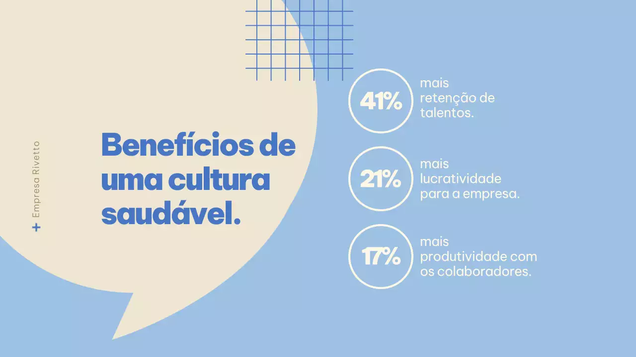 Apresentação Bege e Azul sobre Saúde Mental no Ambiente Corporativo